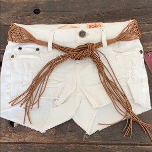 NOBO Belted White Short Size 1 Juniors